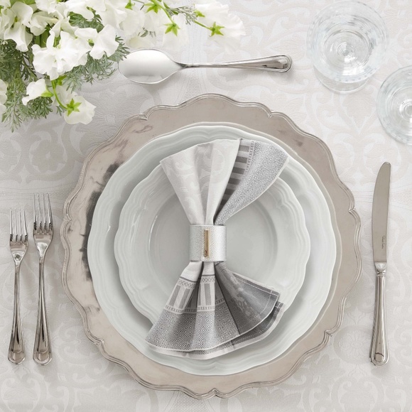 Faux Shagreen Napkin Rings - New Set of 4 - Picture 2 of 4